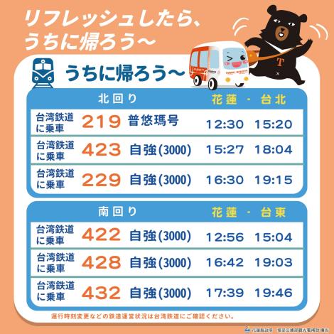 114年好行懶人包(310太魯閣線)_日-班次2