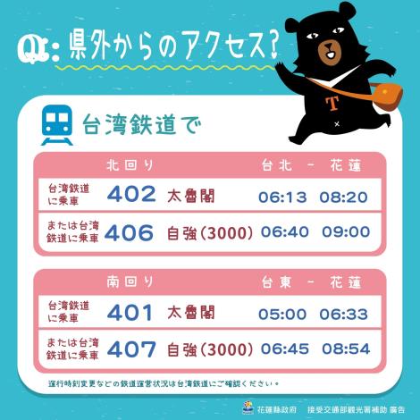 114年好行懶人包(304洄瀾東海岸線_日-班次2